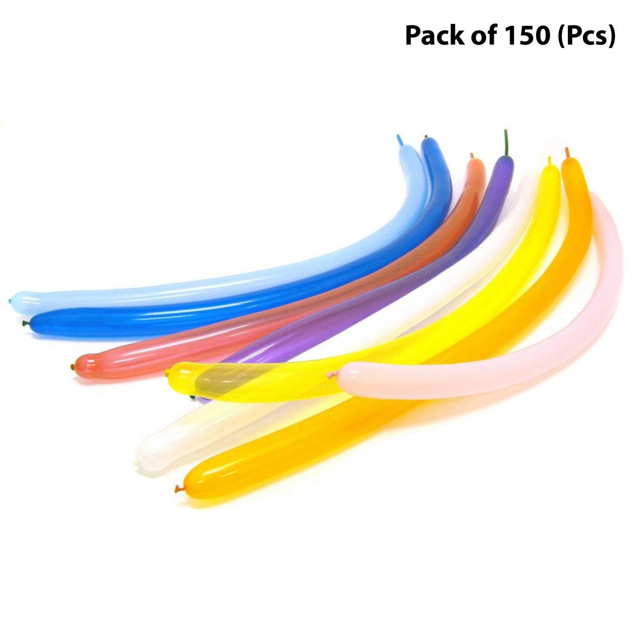 Deluxe Assorted Solid Color Sculpture Balloons - 60 Inch - Multipack | Raheev®